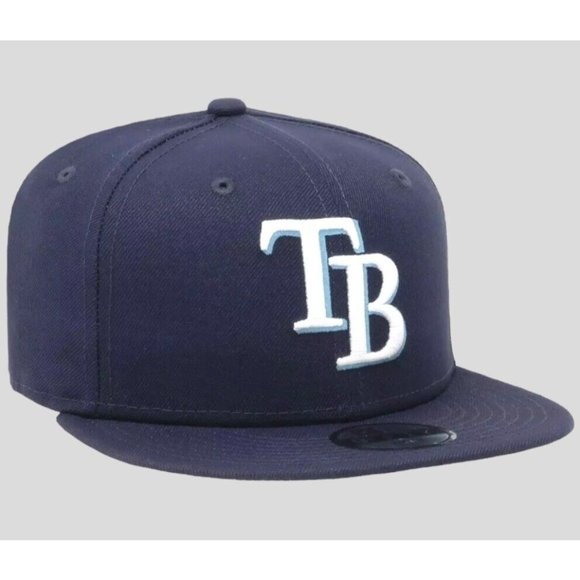 Tampa Bay Rays New Era 9Fifty Cap MLB Navy Blue Snapback Hat Baseball - Picture 5 of 7